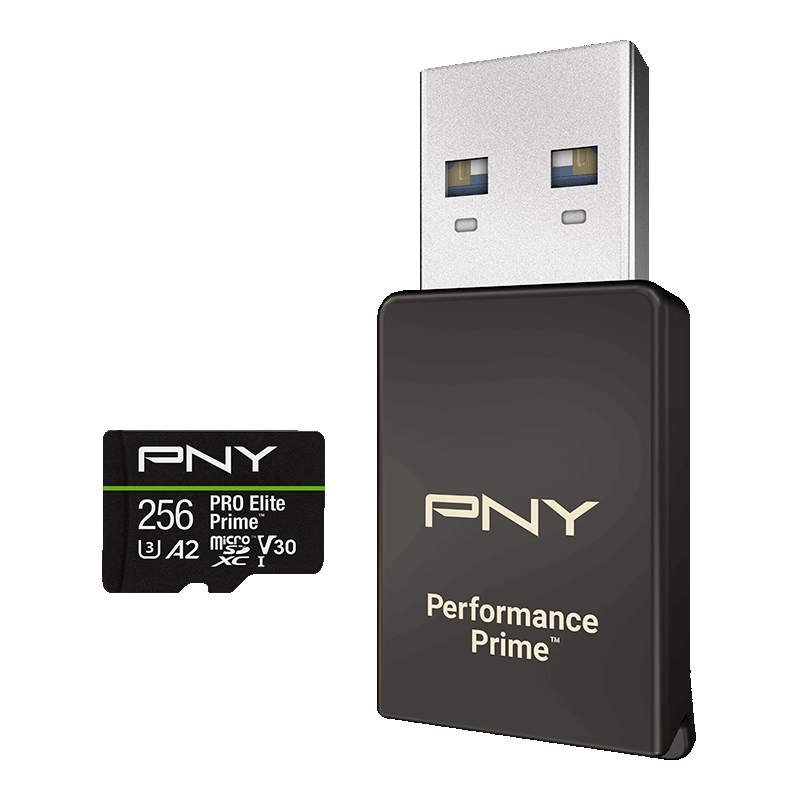 PRO Elite Prime&trade; microSD and Performance Prime&trade; Reader