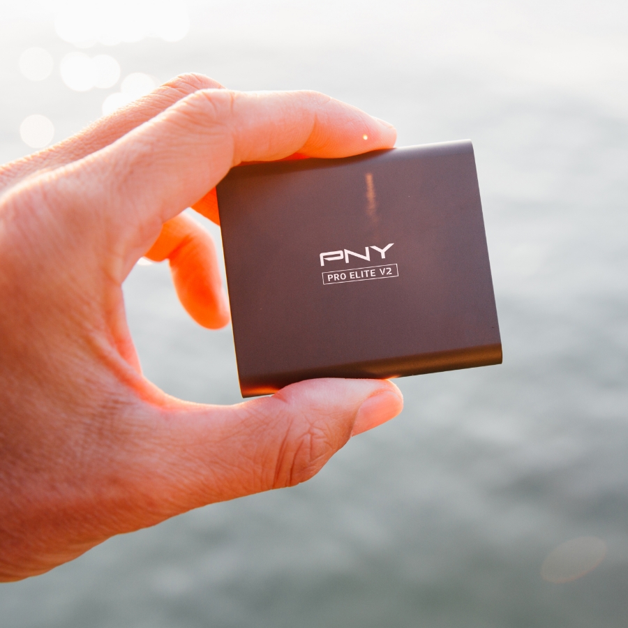 PRO Elite V2 Portable SSD in use