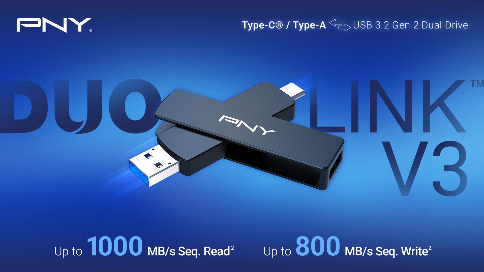 PNY® DUO LINK V3 Flash Drive