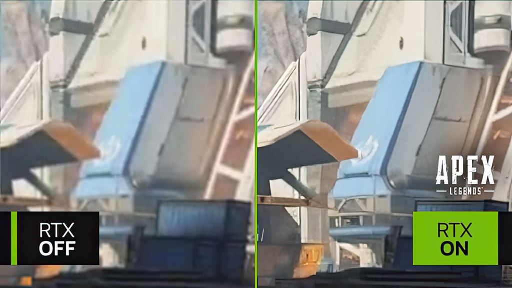 RTX on and RTX off Comparison with Apex Legends