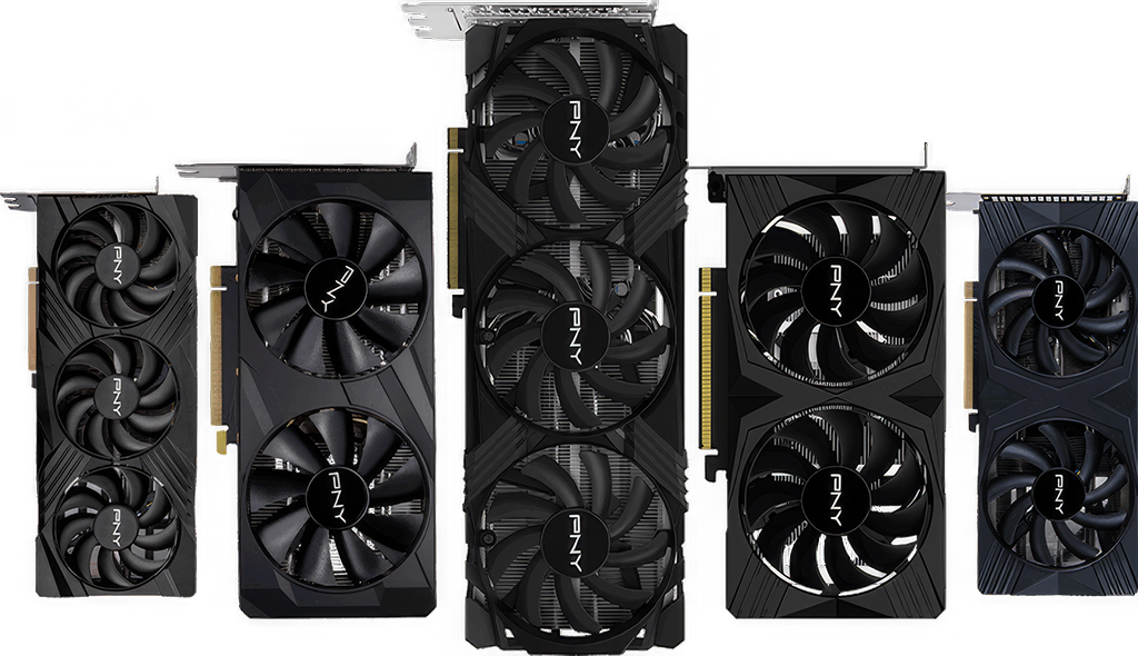 PNY NVIDIA GeForce Graphics Cards without RGB