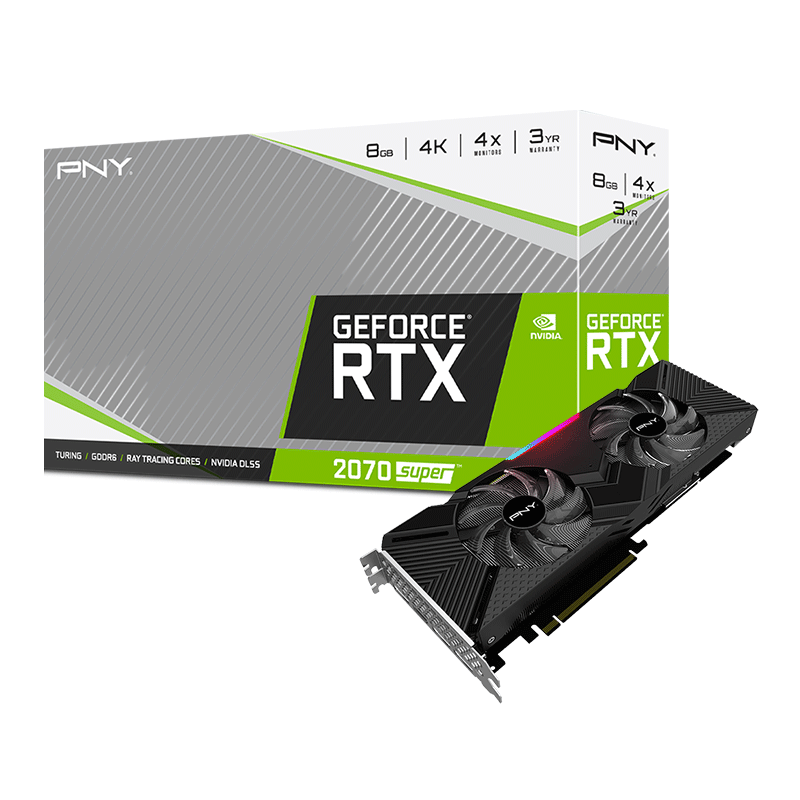 PNY GeForce® RTX 2070 SUPER™ 8GB Dual Fan