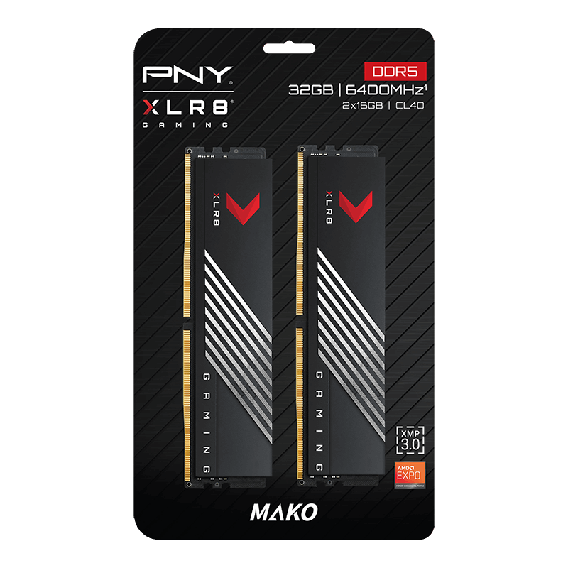 XLR8 Gaming DDR5 6400MHz CL40 Desktop Memory Kit