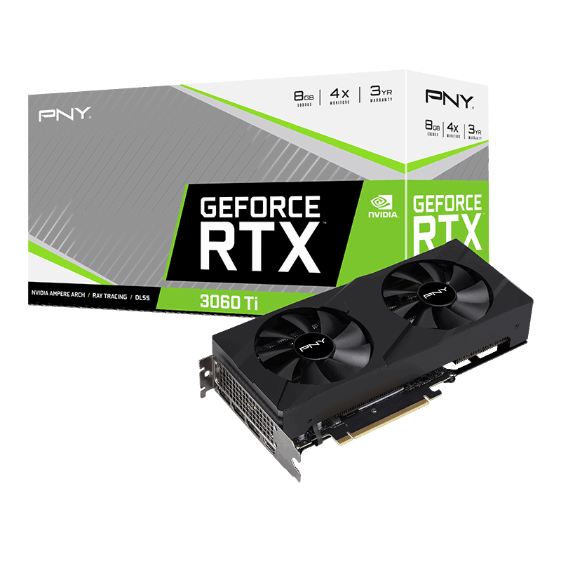PNY GeForce RTX 3060 Ti 8GB VERTO™ Dual Fan